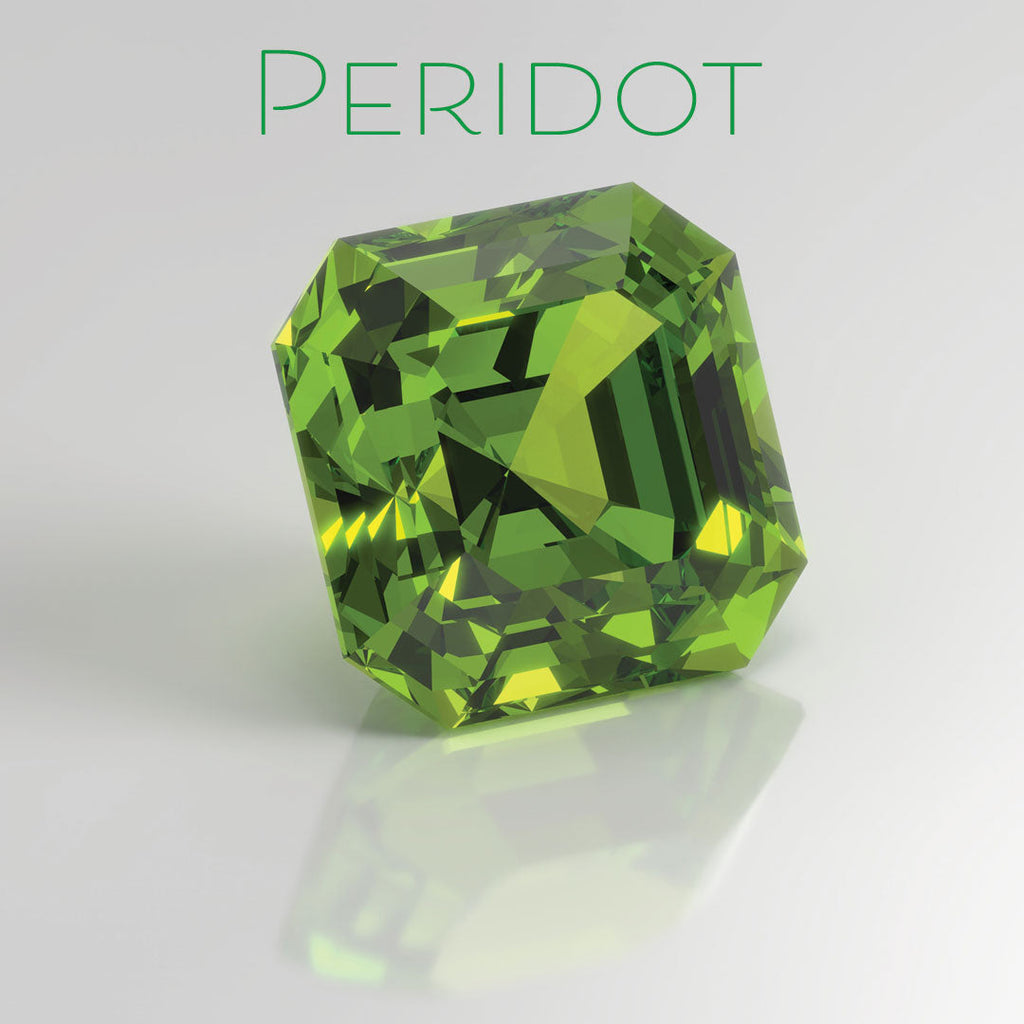 single peridot stone