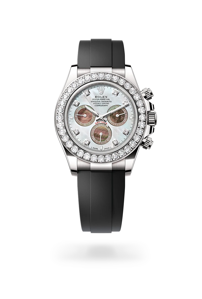 ROLEX Oyster Cosmograph ダイヤル Rolex Cosmograph Daytona in Oyster, 40 mm, white gold and