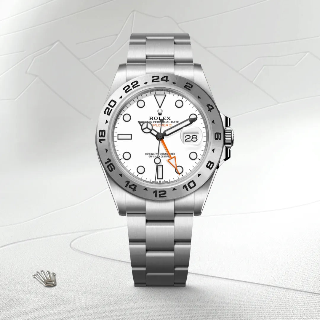 Rolex Explorer II Oyster, 42 mm, Oystersteel M226570-0001 – Hamra