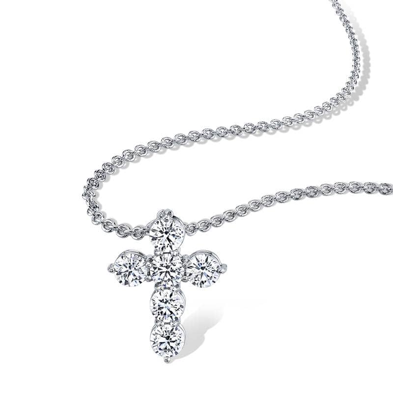 Diamond Cross Necklace Womens – Hamra Jewelers