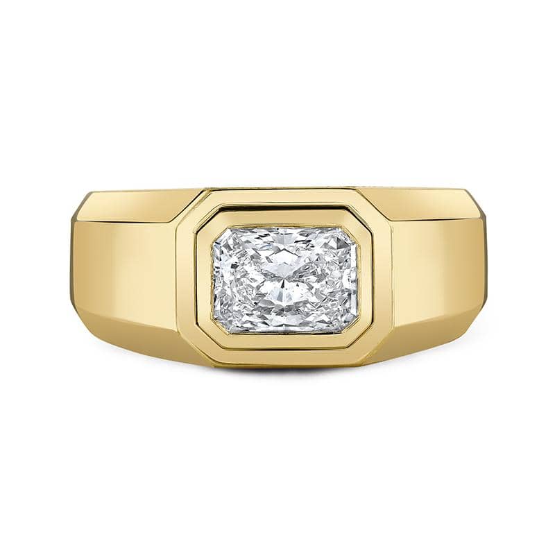 Mens yellow diamond ring Clearance