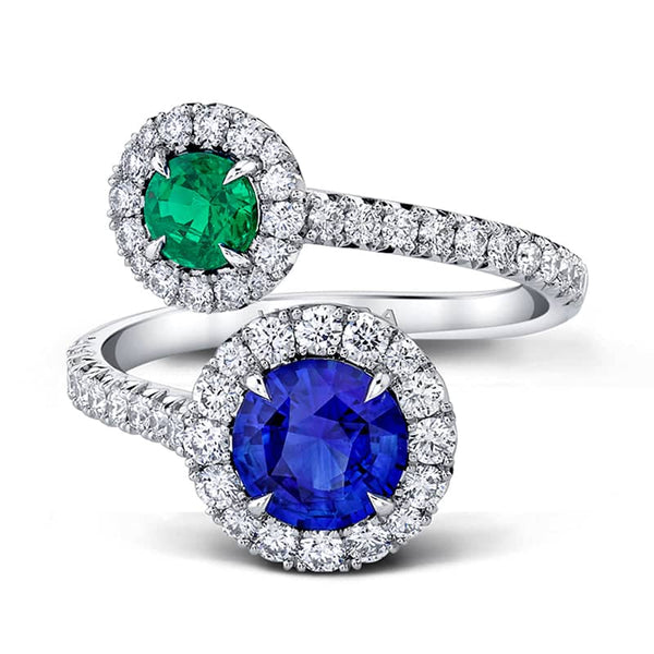 Sapphire & Emerald Ring
