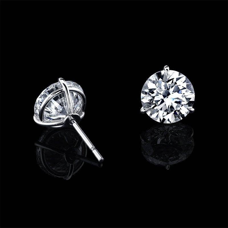 6 carat diamond stud shop earrings