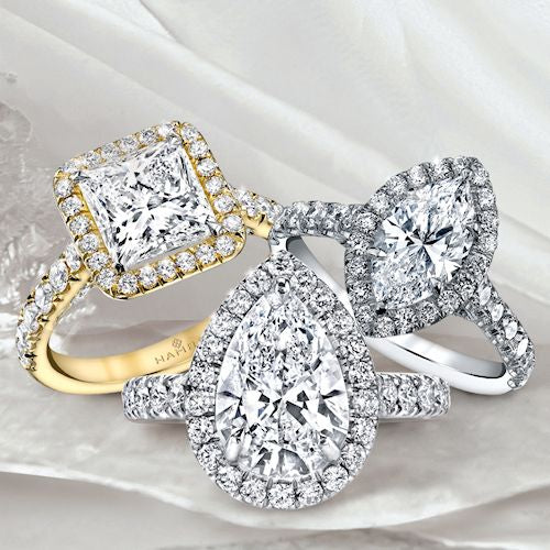 3 diamond engagement rings