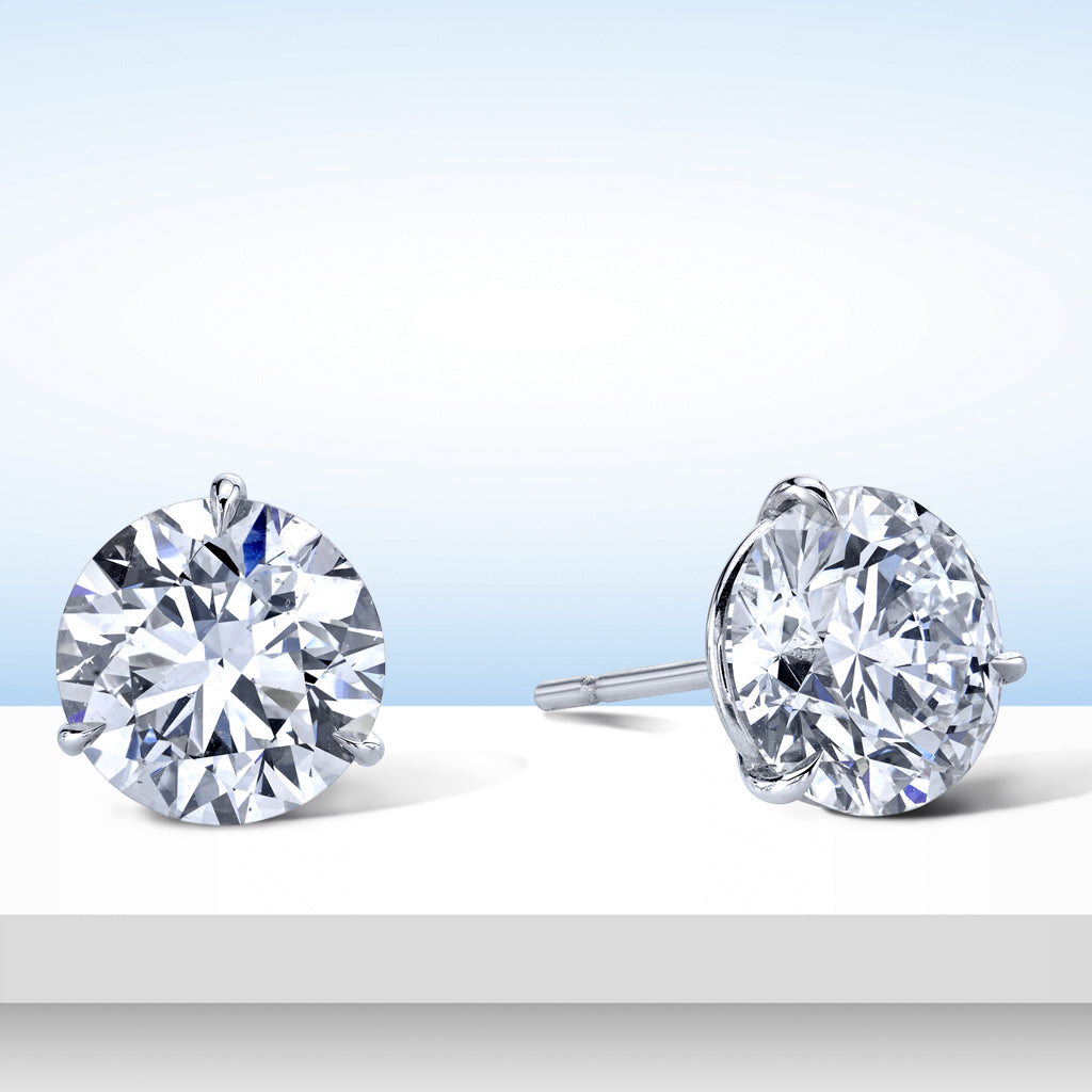 diamond stud earrings