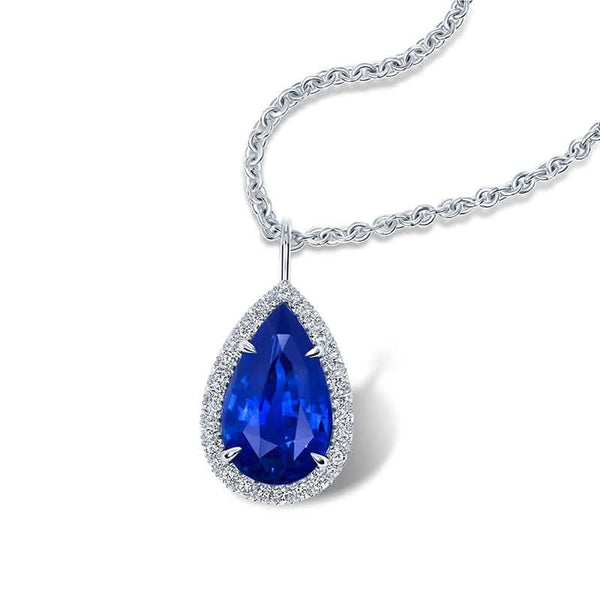 Sapphire & Diamond Necklace