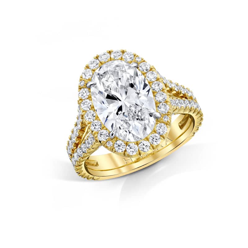 Oval Shaped Diamond Ring