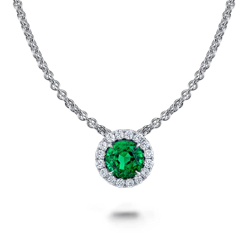 Emerald & Diamond Necklace