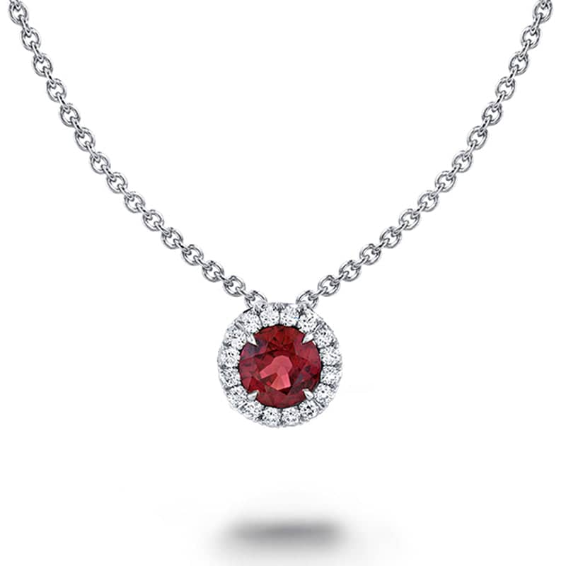 Ruby & Diamond Necklace