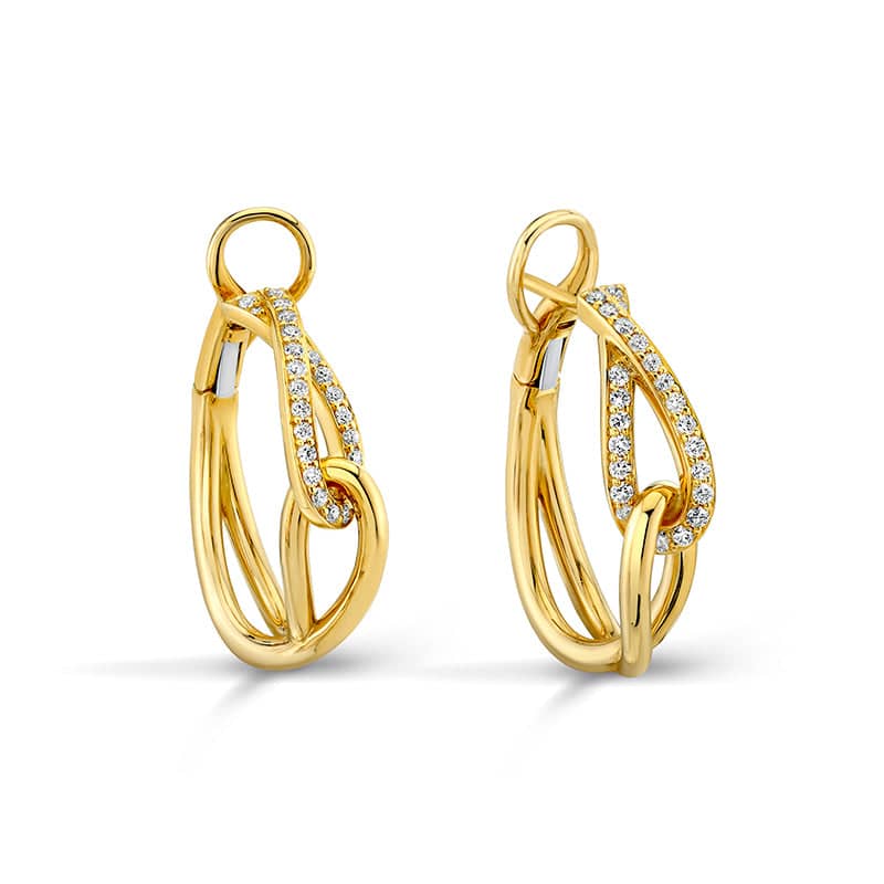 Diamond Hoop Earrings