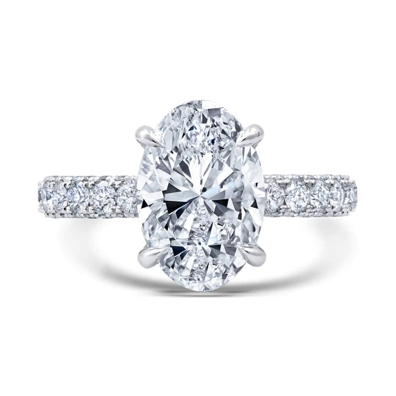 Oval Cut Diamond Ring