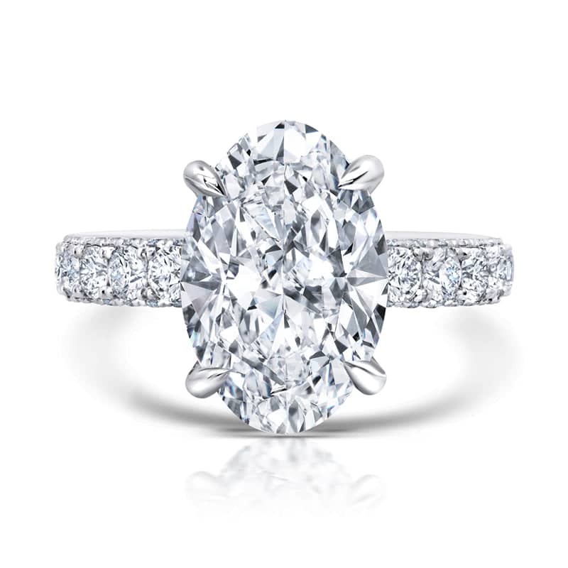 Oval Cut Diamond Ring