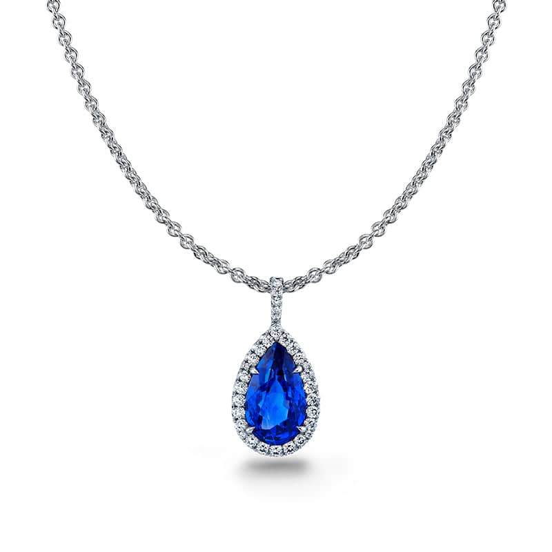 Sapphire & Diamond Necklace