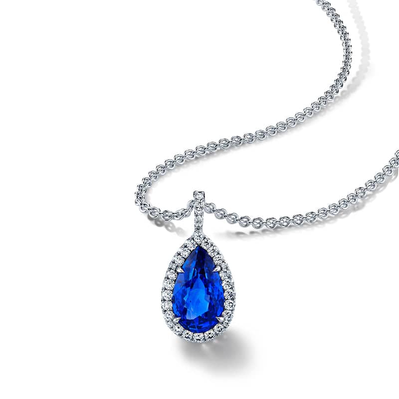 Sapphire & Diamond Necklace