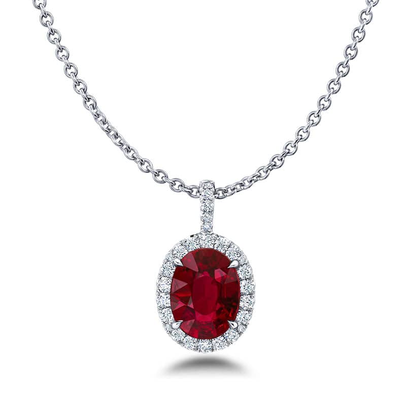 Ruby & Diamond Necklace