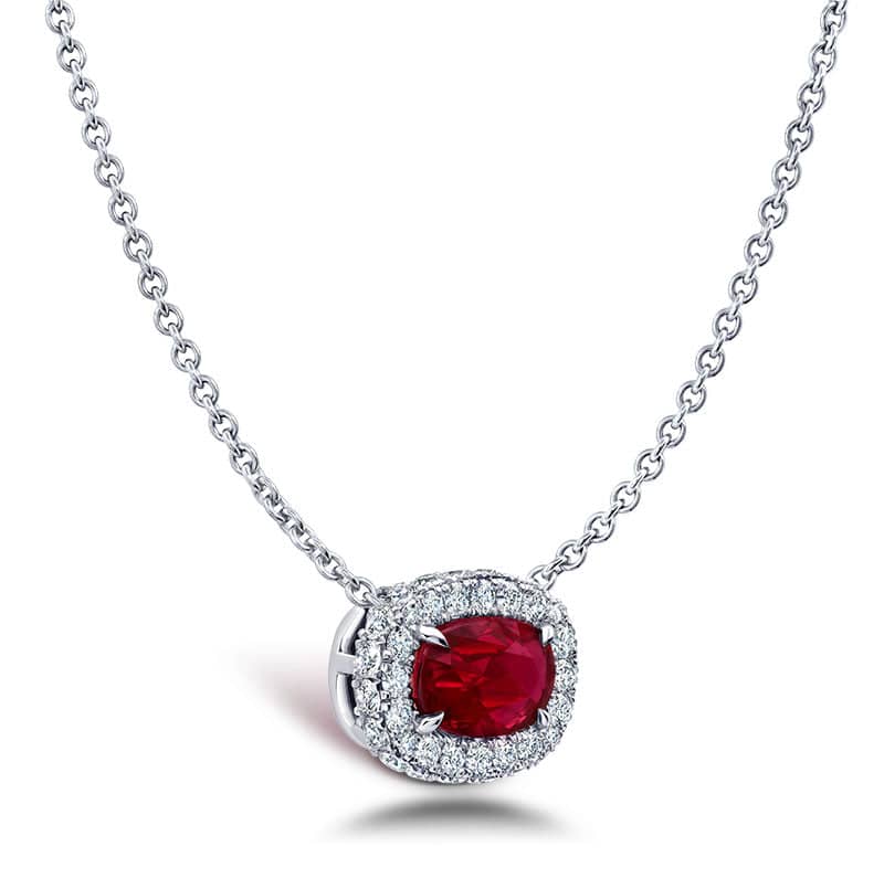 Ruby & Diamond Necklace