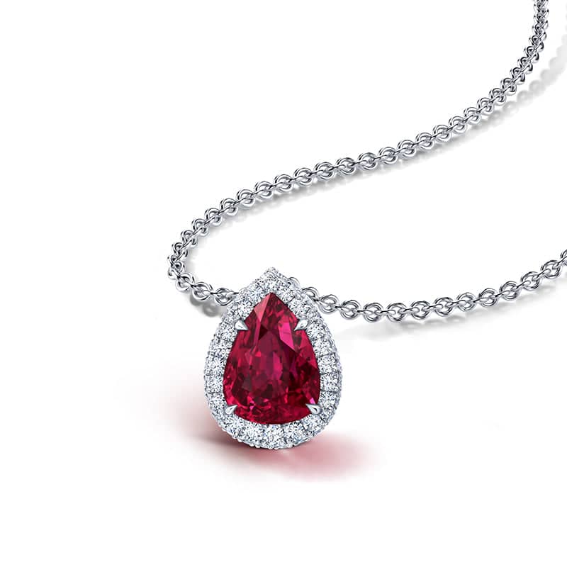 Ruby & Diamond Necklace