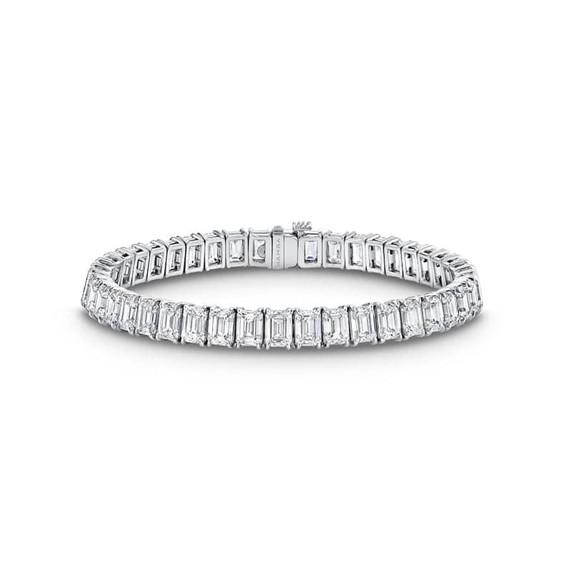 Emerald Cut Diamond Bracelet