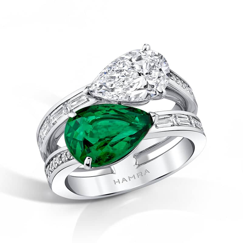 Emerald & Diamond Ring