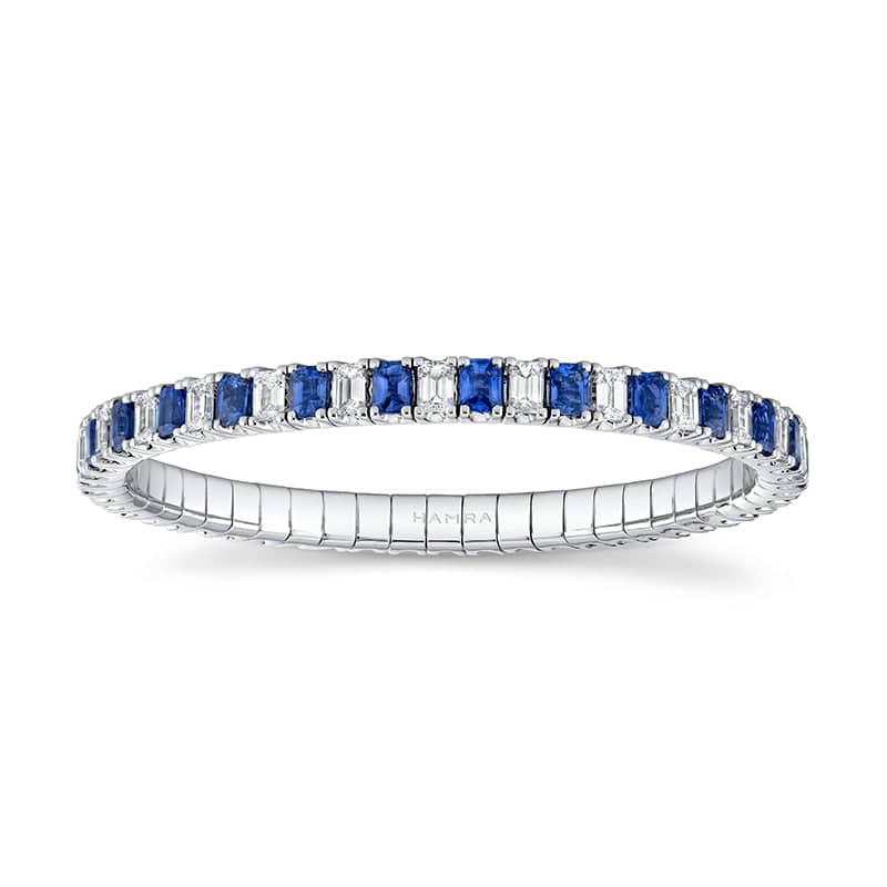 Sapphire & Diamond Eternity Bracelet