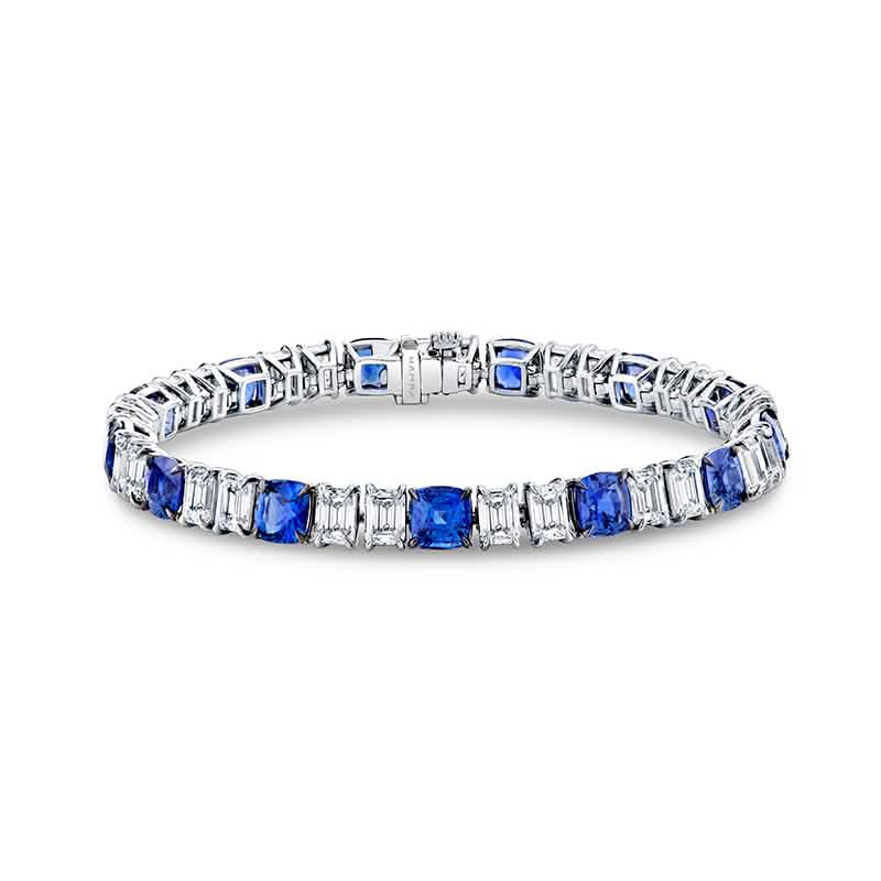 Sapphire & Diamond Bracelet