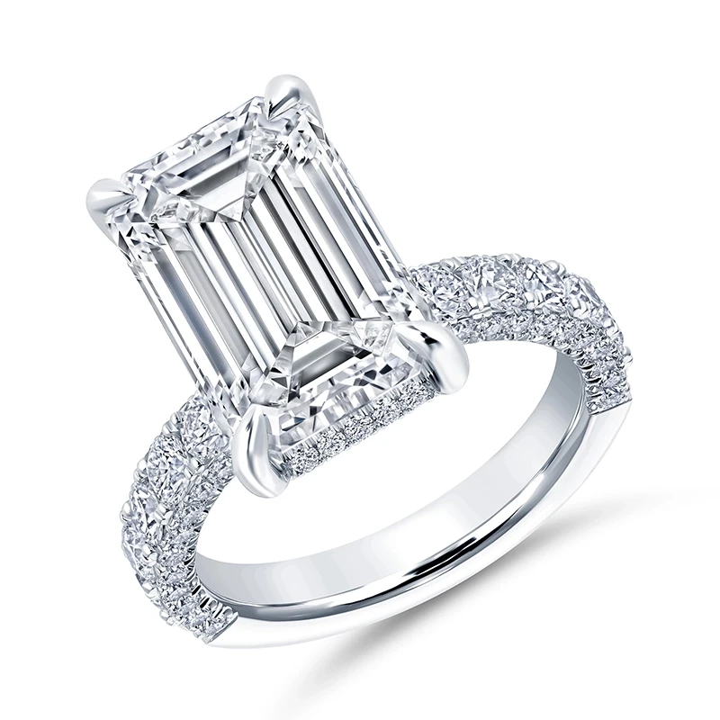 Emerald Cut Diamond Ring