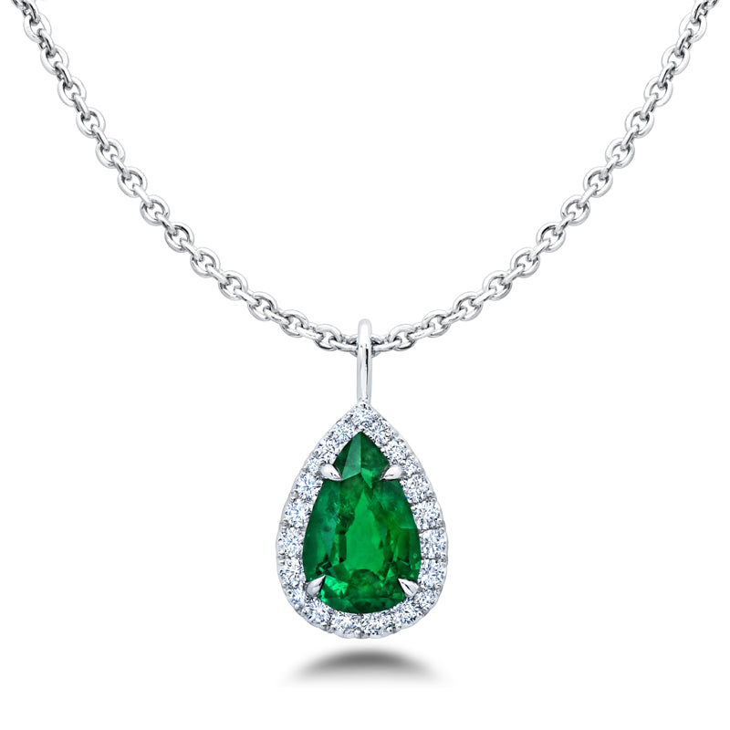 Emerald & Diamond Necklace