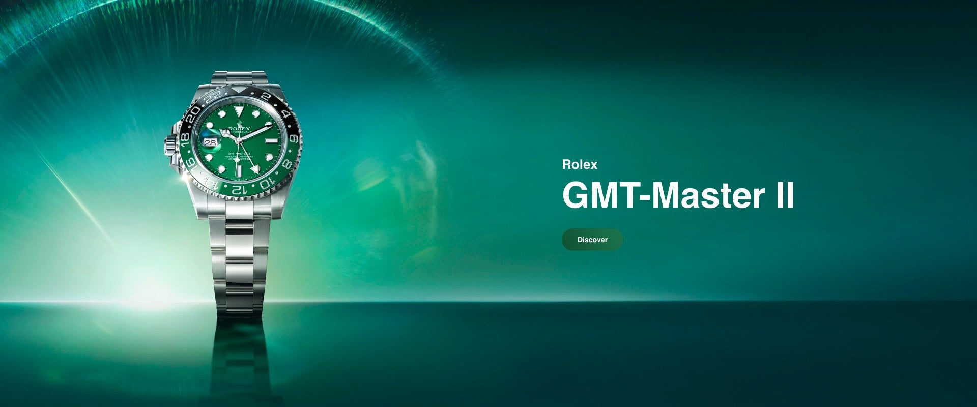Rolex watches at Hamra Jewelers. Rolex GMT-Master II pictured.