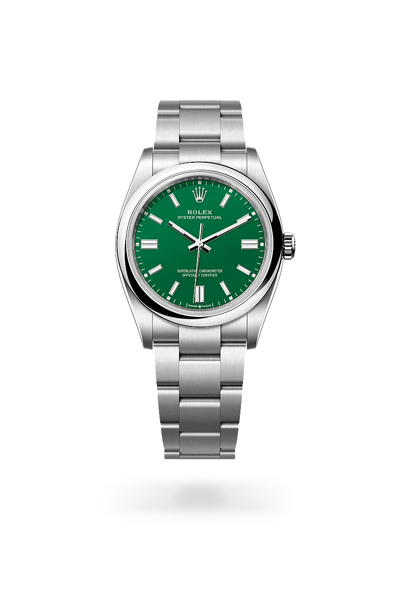 Rolex Oyster Perpetual 36 in Oyster, 36 mm, Oystersteel