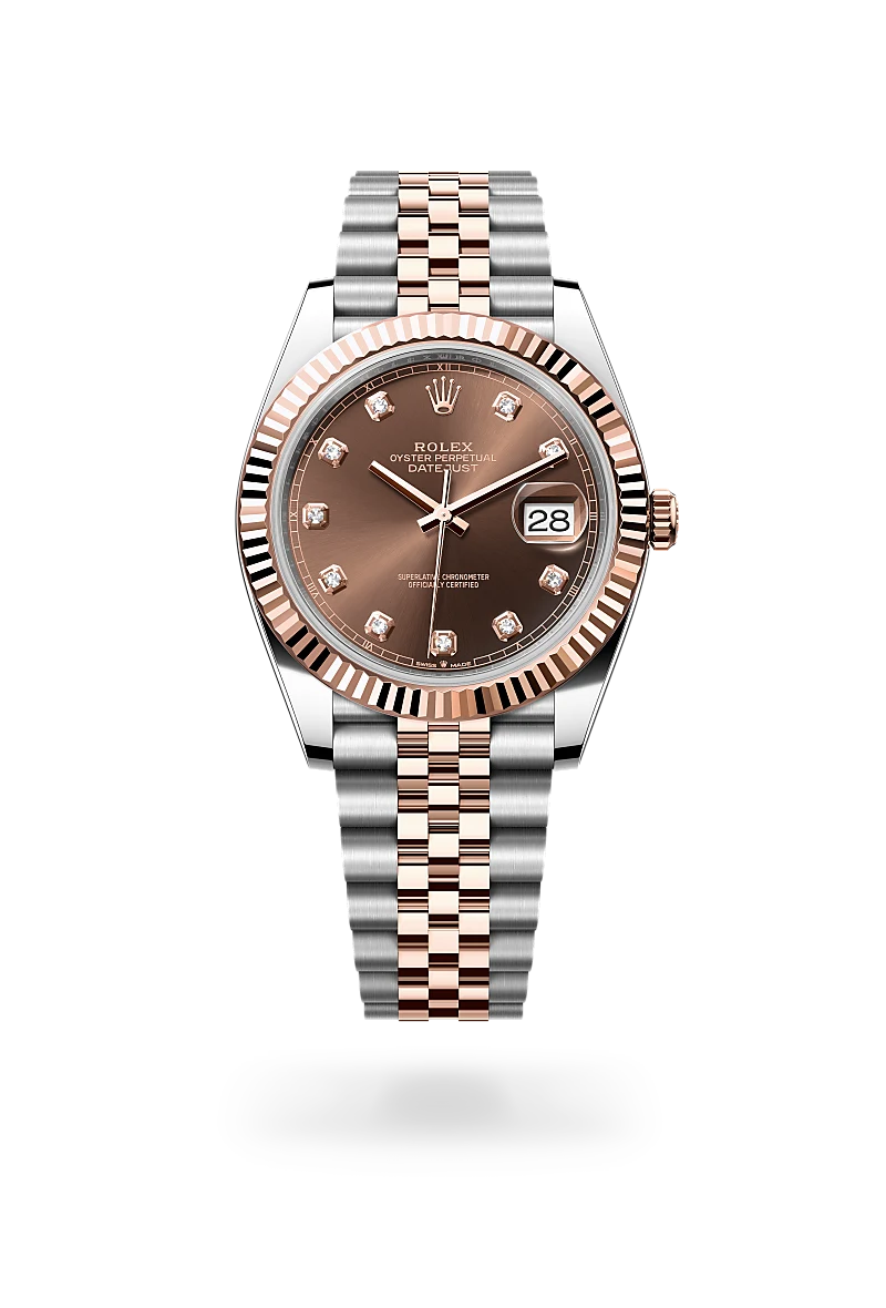 Rolex Datejust 41 in Oyster, 41 mm, Oystersteel and Everose gold