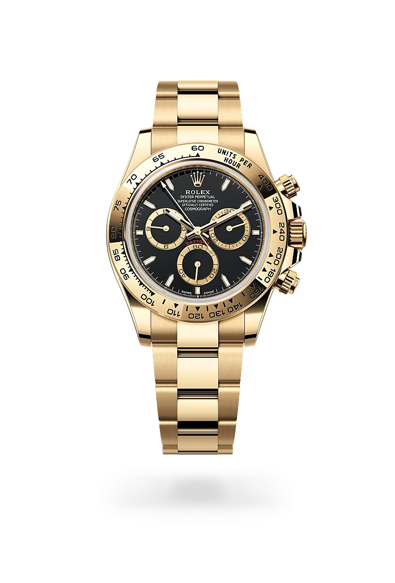 Rolex Cosmograph Daytona in Oyster, 40 mm, yellow gold