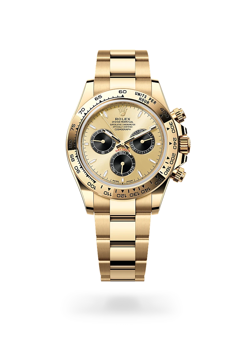 Rolex Cosmograph Daytona in Oyster, 40 mm, yellow gold