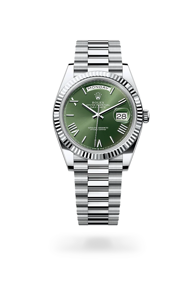 Rolex Day-Date 40 in Oyster, 40 mm, platinum