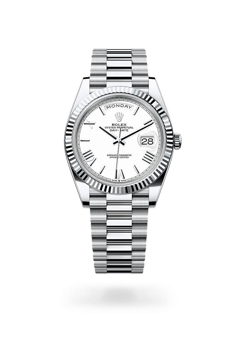 Rolex Day-Date 40 in Oyster, 40 mm, platinum