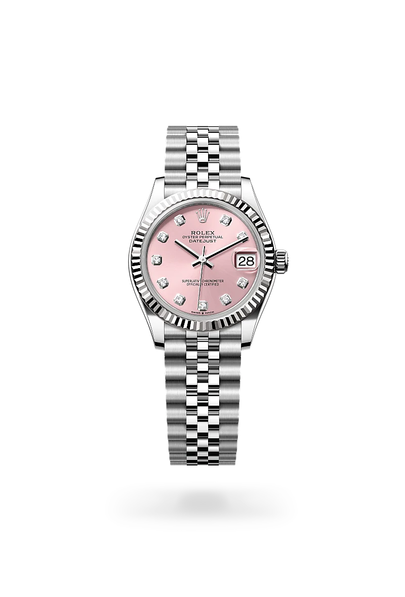 Rolex Datejust 31 in Oyster, 31 mm, Oystersteel and white gold