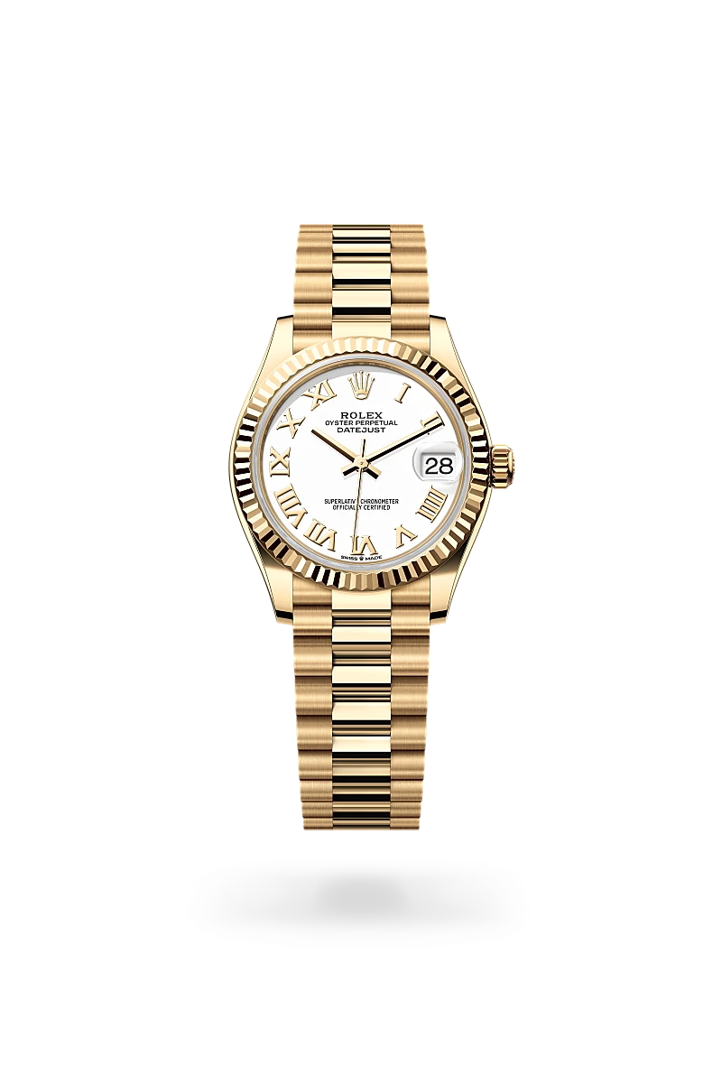 Rolex Datejust 31 in Oyster, 31 mm, yellow gold