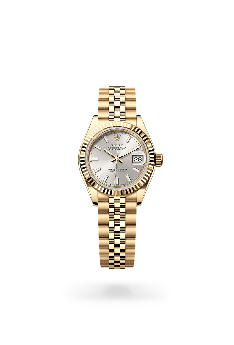 Rolex Lady-Datejust in Oyster, 28 mm, yellow gold