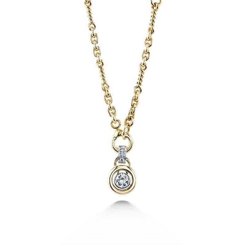 Round Brilliant Cut Diamond Necklace