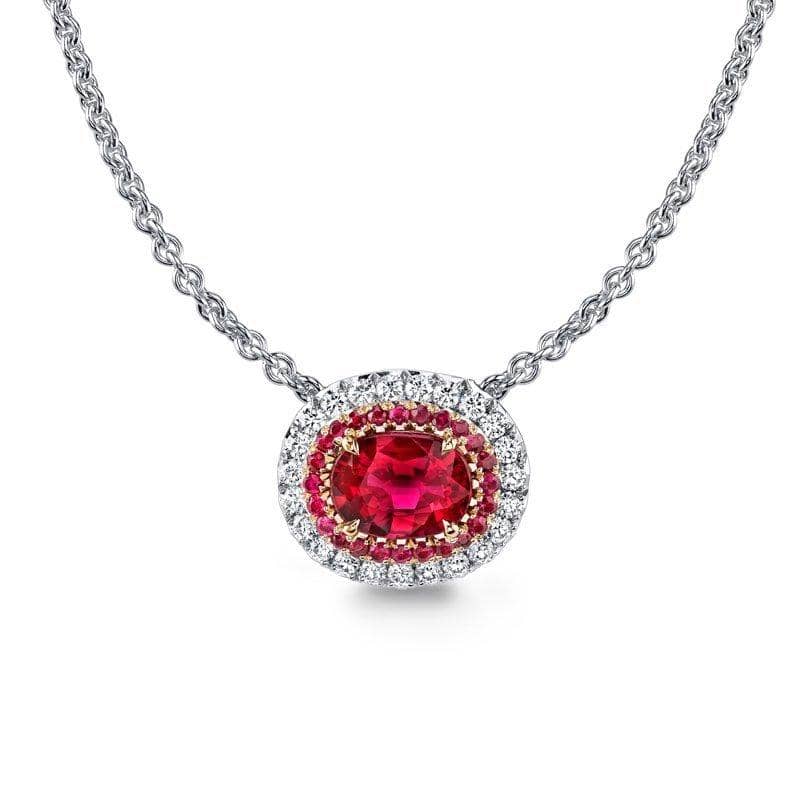 Ruby & Diamond Necklace