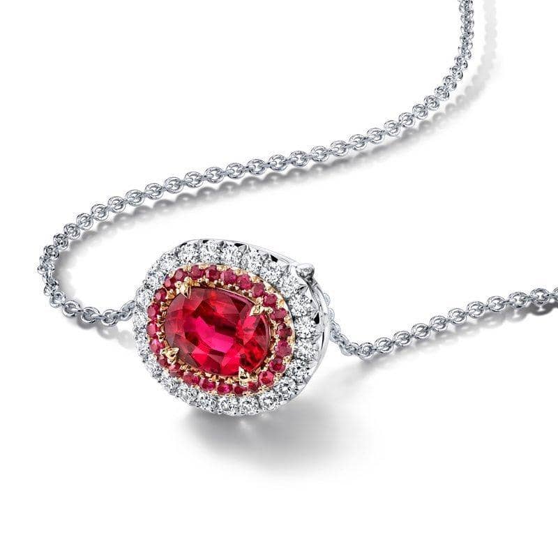 Ruby & Diamond Necklace