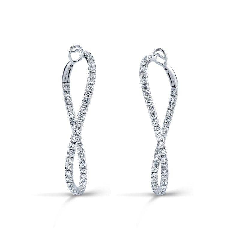 Diamond Hoop Earrings