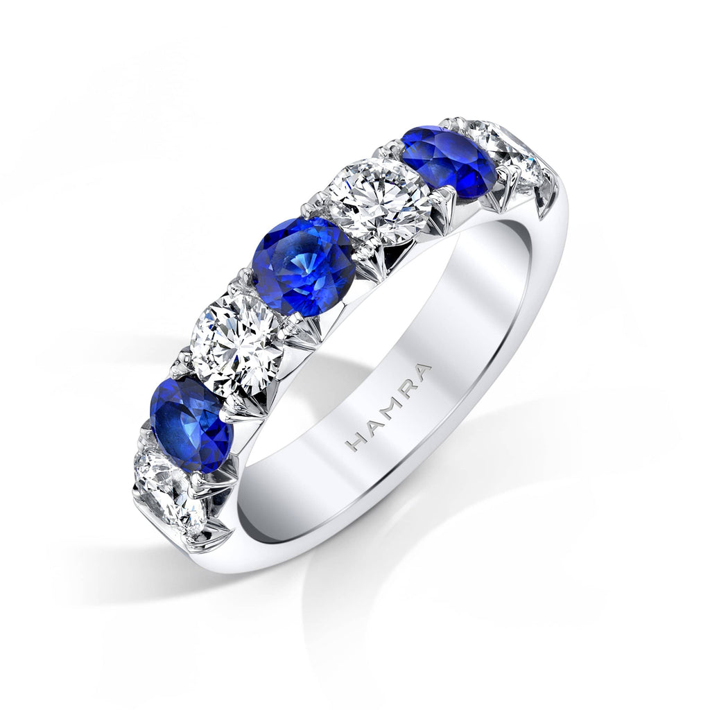 Diamond & Sapphire Band