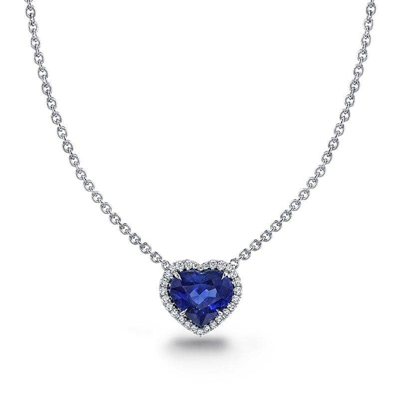 Sapphire & Diamond Necklace