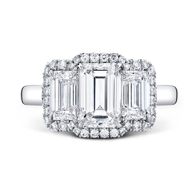 Emerald Cut Diamond Ring