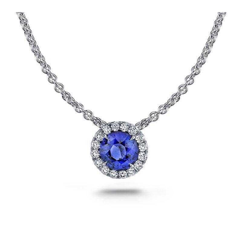 Sapphire & Diamond Necklace