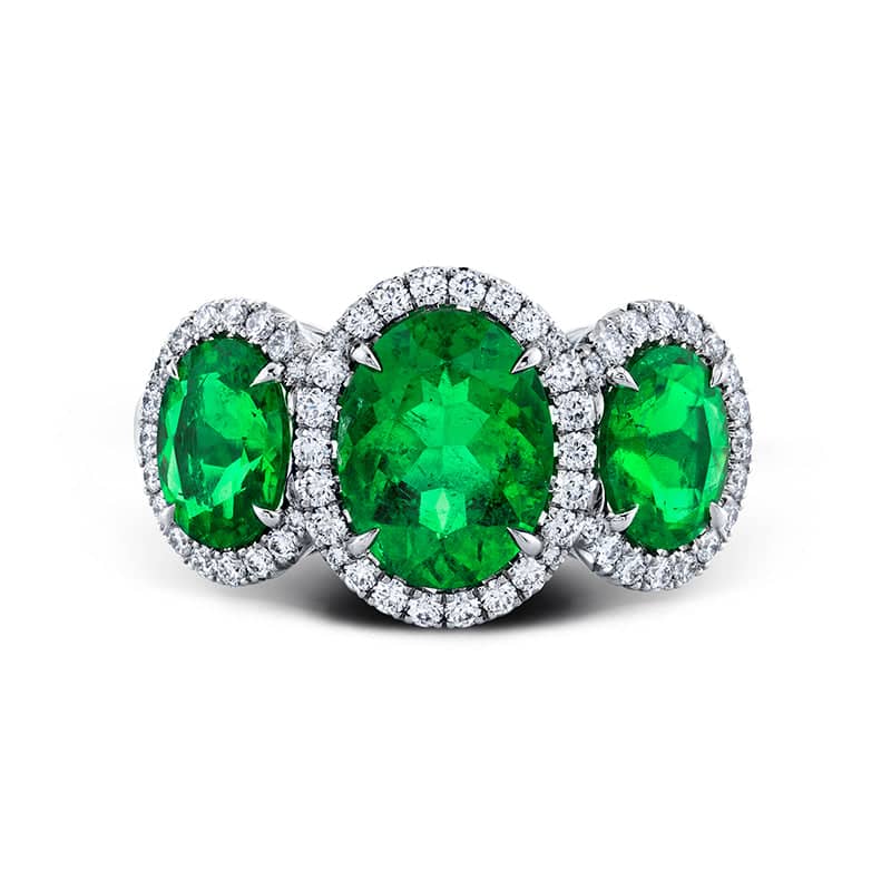 Emerald & Diamond Ring