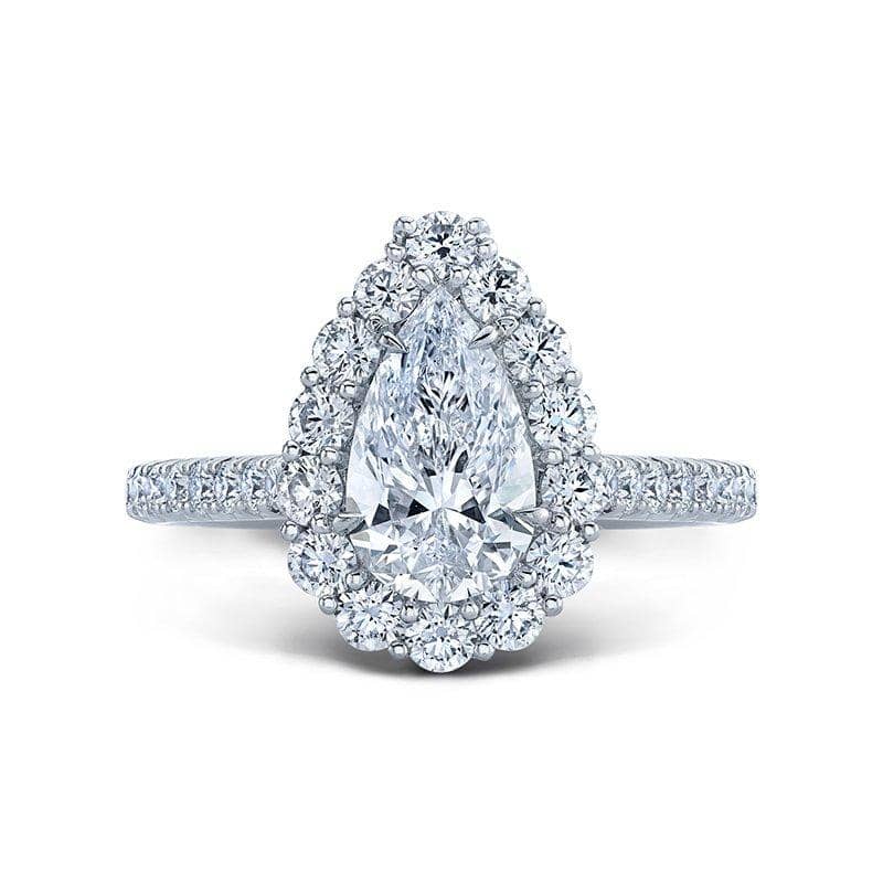 Pear Shaped Diamond Ring