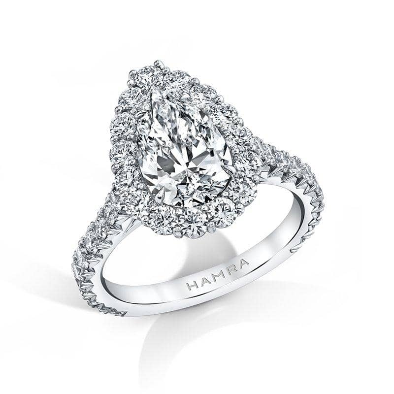 Pear Shaped Diamond Ring