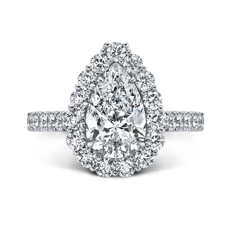 Pear Shaped Diamond Ring