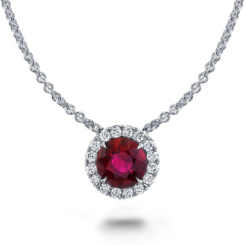 Ruby & Diamond Necklace